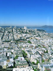 Downtown San Francisco & Golden Gate Bridge from afar • <a style="font-size:0.8em;" href="http://www.flickr.com/photos/34843984@N07/15546372685/" target="_blank">View on Flickr</a>