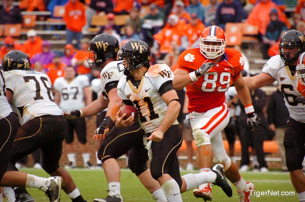 Clemson Football Photo of Miguel Chavis and Wake Forest