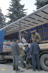 11. Unloading of Humanitarian Aid from Vinnitsa / Разгрузка гум. помощи из Винницы 30.11.2016