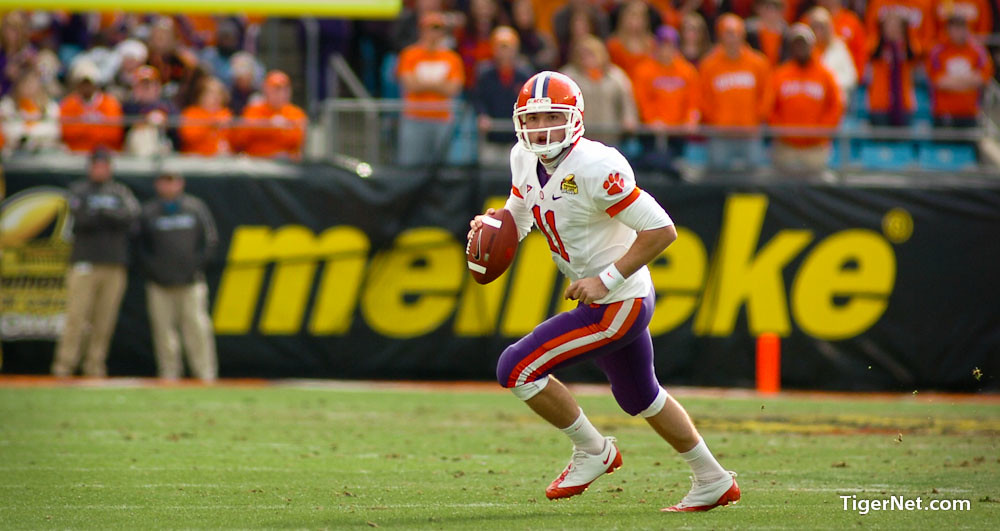 Clemson Football Photo of Bowl Game and Kyle Parker and southflorida