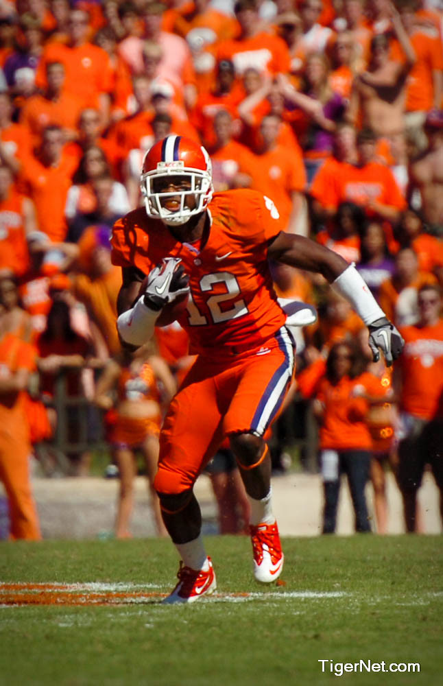 Clemson Football Photo of Marcus Gilchrist and miami