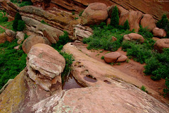 Small puddles in the Red Sandstone formations • <a style="font-size:0.8em;" href="http://www.flickr.com/photos/34843984@N07/15520760756/" target="_blank">View on Flickr</a>