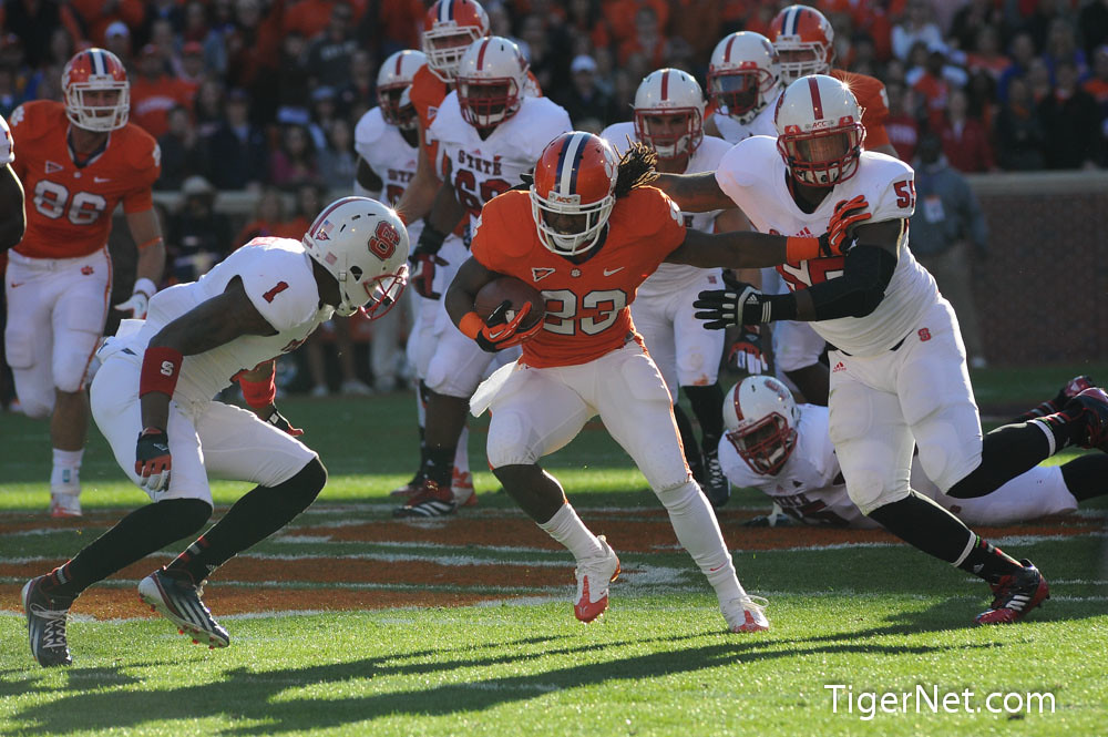 Clemson Football Photo of Andre Ellington and NC State