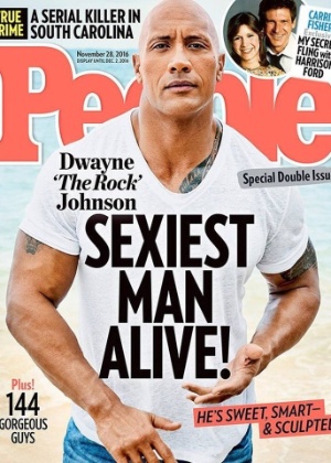 Dwayne Johnson, o The Rock, é eleito o homem mais sexy do mundo pela People