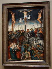 The Crucifixion by Lucas Cranach • <a style="font-size:0.8em;" href="http://www.flickr.com/photos/34843984@N07/15353523429/" target="_blank">View on Flickr</a>
