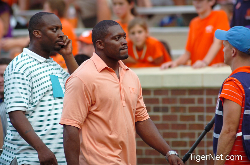 Clemson Football Photo of Keith Adams and troy