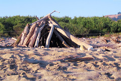 Crude wooden hut on the beach • <a style="font-size:0.8em;" href="http://www.flickr.com/photos/34843984@N07/14925995913/" target="_blank">View on Flickr</a>