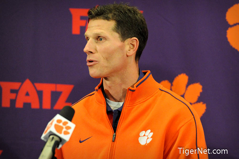 Clemson Football Photo of Brent Venables and newcoach and pressconference