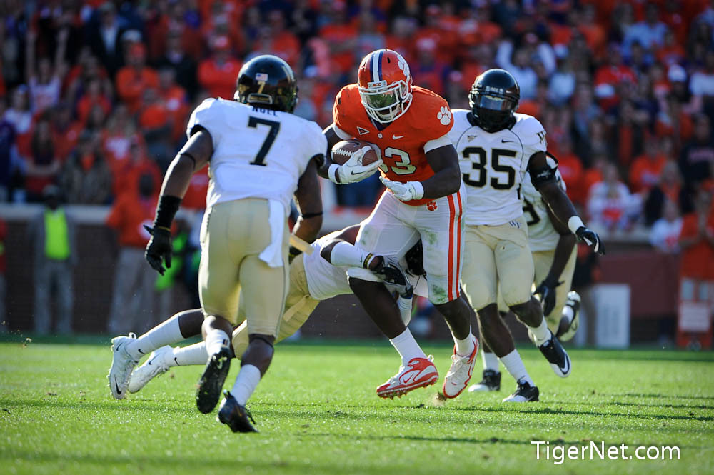 Clemson Football Photo of Dwayne Allen and Wake Forest