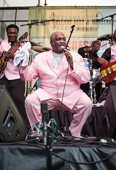 Mel Waiters at the Crescent City Blues & BBQ Festival, New Orleans, Louisiana, October 17-19, 2014