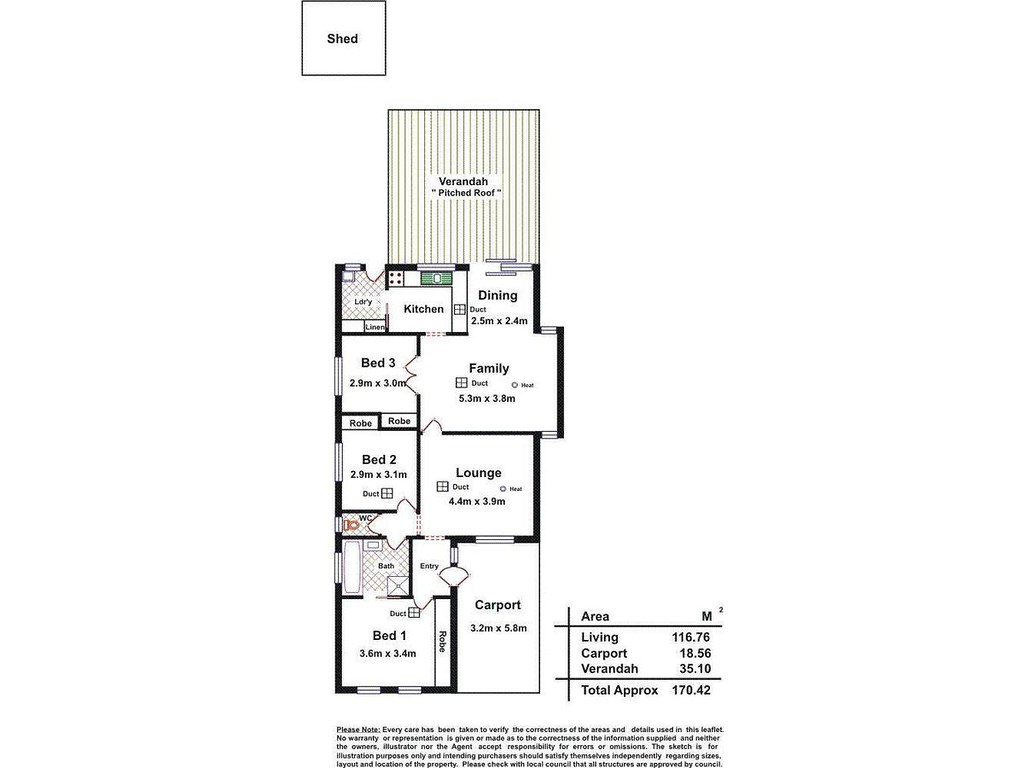10 Ashton Place, Wynn Vale SA 5127 floorplan