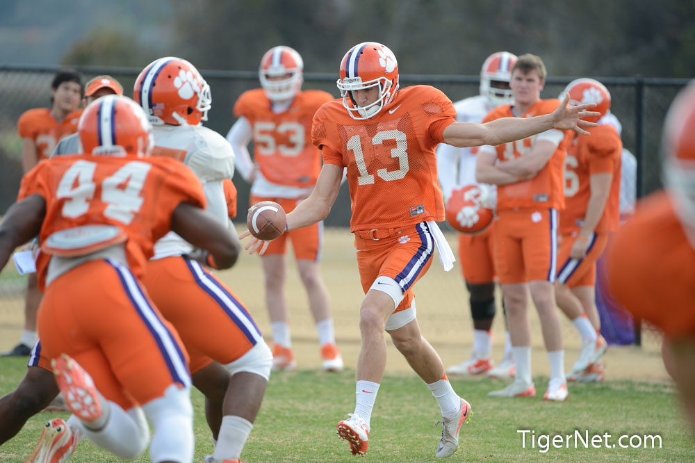 Clemson Football Photo of Bowl Game and practice and Spencer Benton