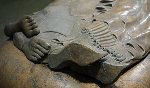 Sarcophagus of the Spouses, detail with feet