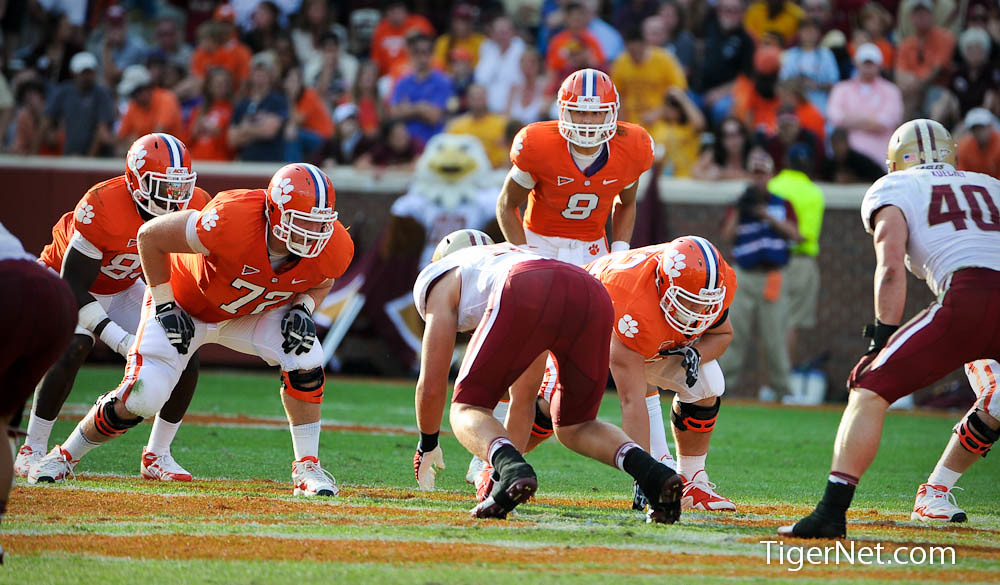 Clemson Football Photo of Boston College and Cole Stoudt and Landon Walker