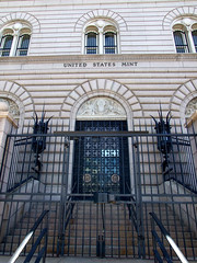 Entrance to United States Mint in Denver • <a style="font-size:0.8em;" href="http://www.flickr.com/photos/34843984@N07/15541655391/" target="_blank">View on Flickr</a>