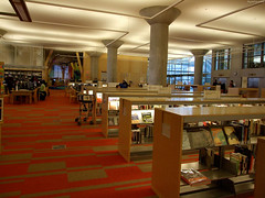 Bookshelves & Children's Area in distance • <a style="font-size:0.8em;" href="http://www.flickr.com/photos/34843984@N07/14919749383/" target="_blank">View on Flickr</a>