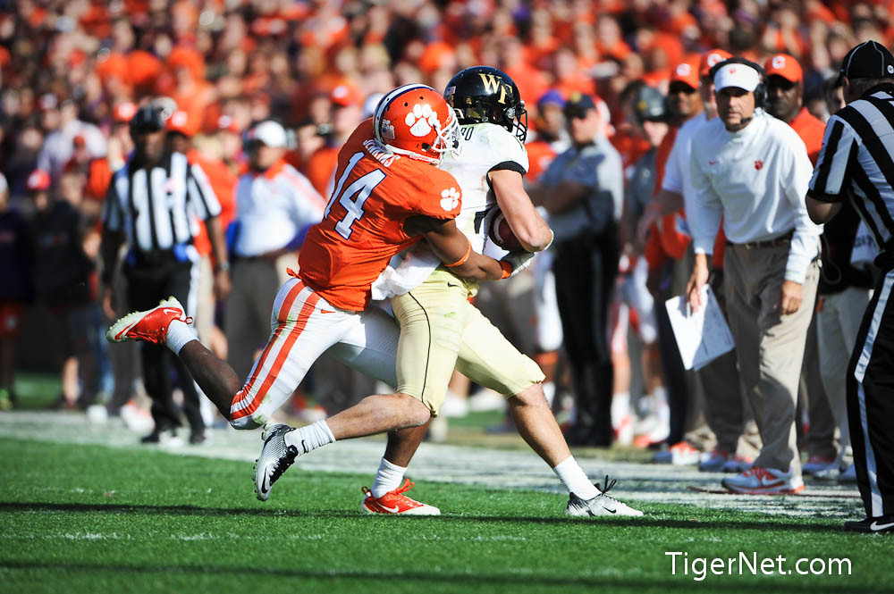 Clemson Football Photo of Martin Jenkins and Wake Forest