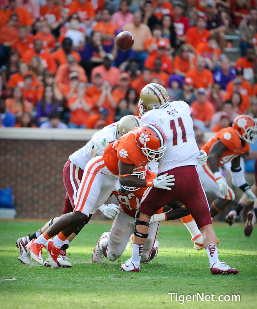 Clemson Football Photo of Boston College and Xavier Brewer
