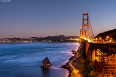 Golden Gate Bridge at dusk • <a style="font-size:0.8em;" href="http://www.flickr.com/photos/41711332@N00/15528808452/" target="_blank">View on Flickr</a>