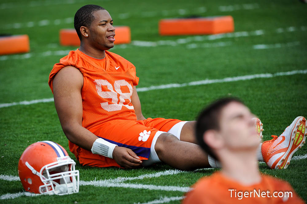 Clemson Football Photo of Kevin Dodd and practice