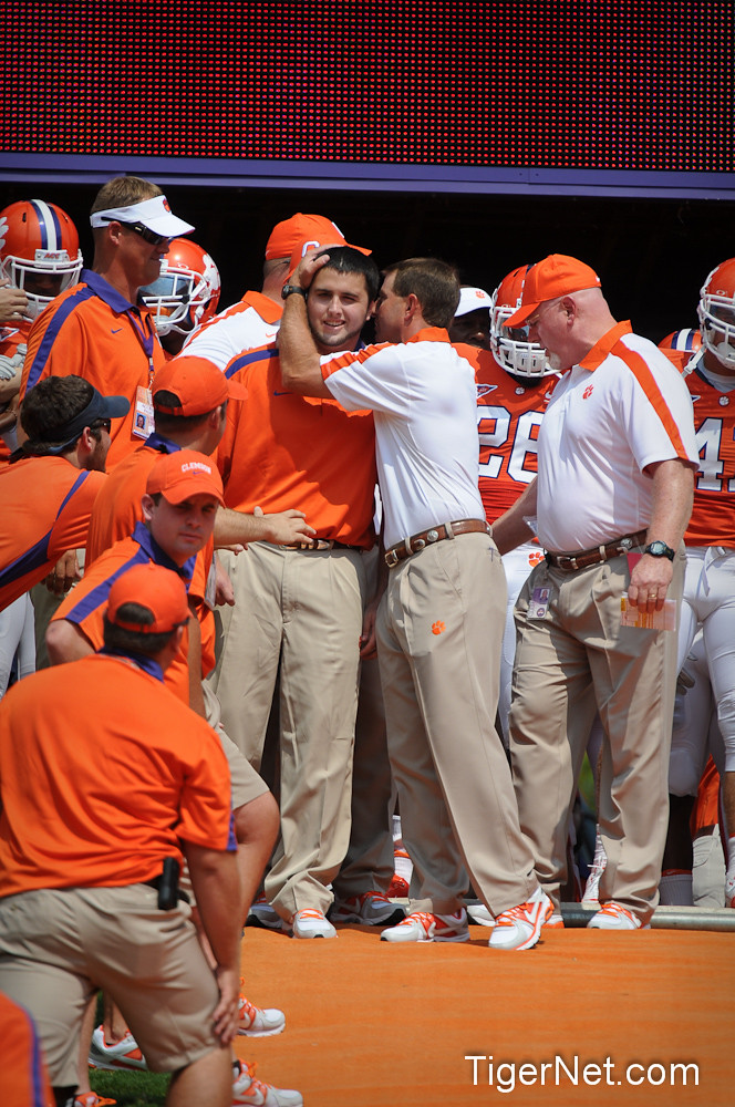 Clemson Football Photo of Jake Nicolopulos and troy