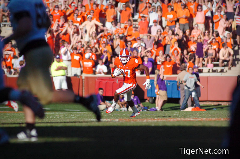 Clemson Football Photo of Kantrell Brown and wofford