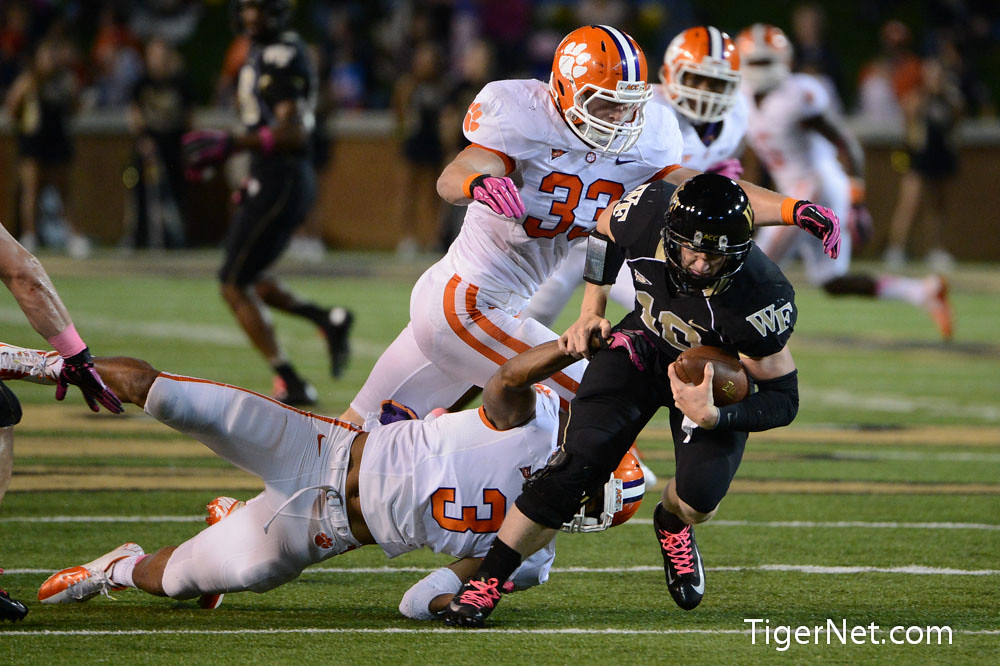 Clemson Football Photo of Wake Forest and Vic Beasley