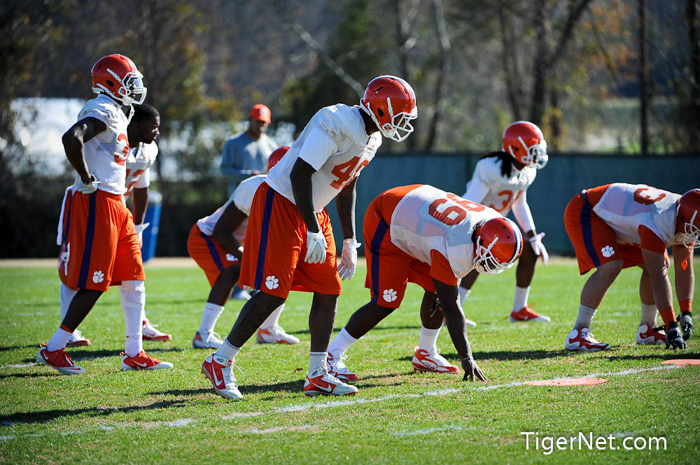 Clemson Football Photo of Andre Branch and Bowl Game and practice