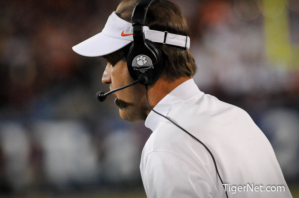 Clemson Football Photo of accchampionship and Kevin Steele and Virginia Tech