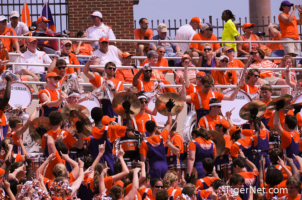 Clemson Football Photo of ballstate and Tiger Band