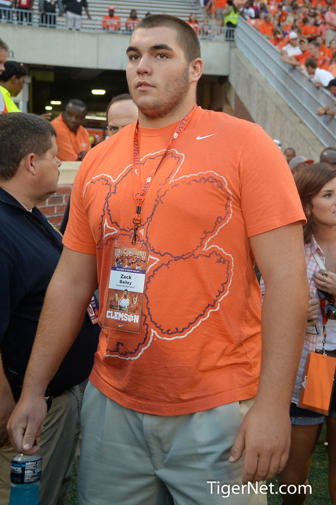 Clemson Football Photo of Georgia and Recruiting and Zack Bailey