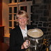 Miriam Aherne with the Liam McCarthy Cup
