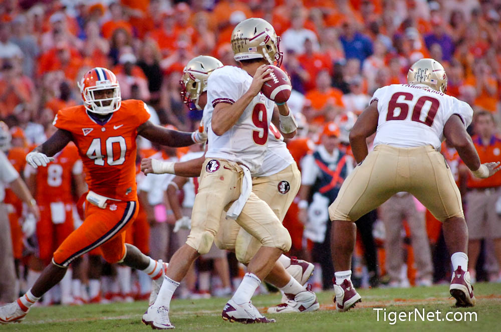 Clemson Football Photo of Andre Branch and Florida State