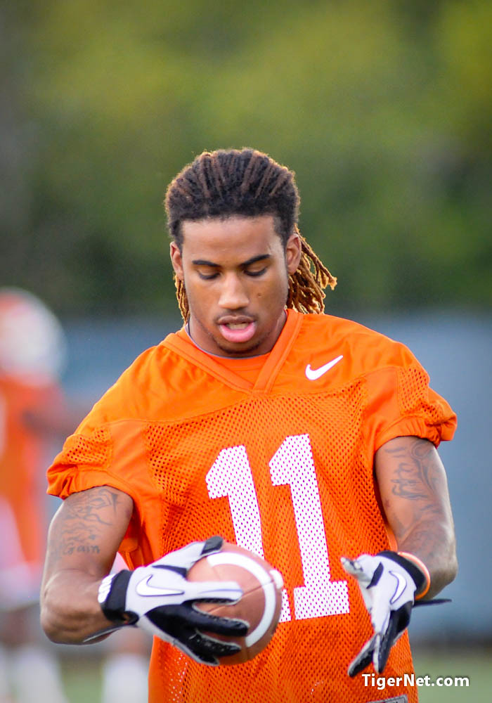 Clemson Football Photo of Bryce McNeal and fallcamp and practice