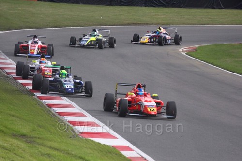 Ayrton Simmons in British F4 during the BTCC Brands Hatch Finale Weekend October 2016