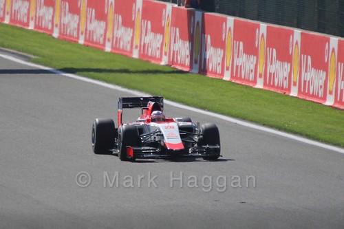 Will Stevens in Free Practice 1 for the 2015 Belgium Grand Prix
