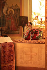 Освящение обновлённого креста в праздник Крестовоздвижения