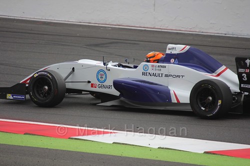 Jack Aitken on the grid for the first Renault 2.0 race at Silverstone 2015