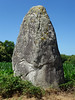 Le menhir de Camblot dans le bourg de Mnac - Morbihan - Juillet 2015 - 06