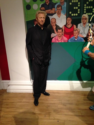 Boris Becker - Boris Becker figure at Madame Tussauds London