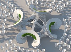 Проект плавающих островов Aequorea от Vincent Callebaut Architectures
