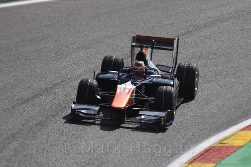 Raffaele Marciello in qualifying for the 2015 Belgium Grand Prix