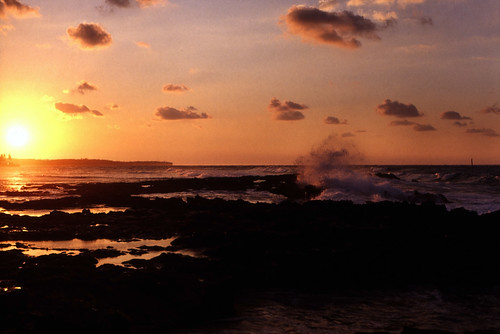 Bahamas 1988 (047) New Providence: Sonnenuntergang • <a style="font-size:0.8em;" href="http://www.flickr.com/photos/69570948@N04/23348245806/" target="_blank">Auf Flickr ansehen</a>