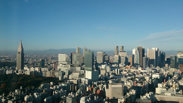 富士山の山頂見えますよ。オペラシティは邪...