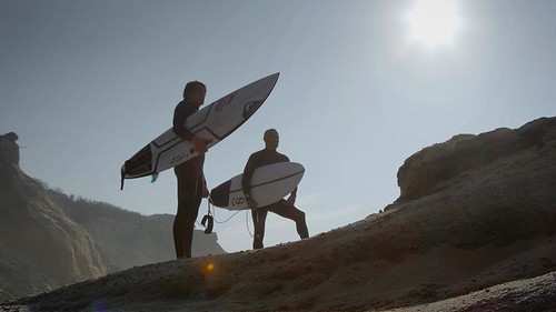 Shooting @lfioravanti and @kellyslater for @truecolor.studio #surfing #portugal