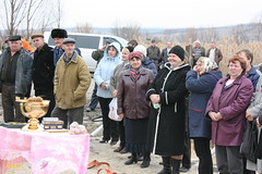 20. Consecrating and raising of the domes in Karmazinovka / Освящение и поднятие колоколов в Кармазиновке. 10 ноября 2010 г
