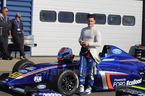 Petru Florescu in MSA Formula at Rockingham, September 2015
