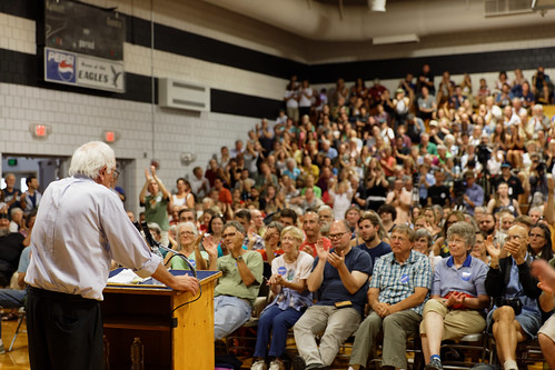 US Senator of Vermont Bernie Sanders in Conway NH on August 24th 2015 by Michael Vadon