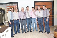 0038. Lupe Palacios, Gilberto Salguero, Arturo Villarreal, Rigoberto Garza Faz, Benito Sáenz, Manuel Gómez y Miguel Garza.