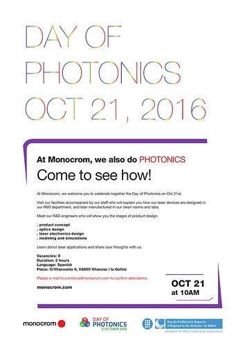 Monocrom Day of Photonics 2016